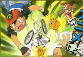Pikachu releases a Thunderbolt out on everybody