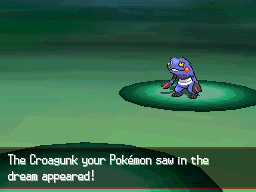 Pokémon Black & White - Croagunk Giveaway