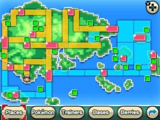 Pokemon Omega Ruby Hoenn World Map Map for 3DS by MKaykitkats - GameFAQs