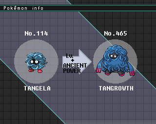 Tangela Evolution Chart