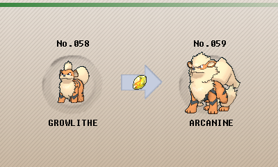 Growlithe Evolution Chart