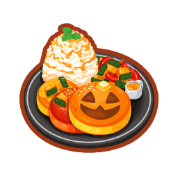 Scary Face Pancakes Icon