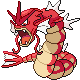 Shiney Female Gyarados Heart Gold Sprite