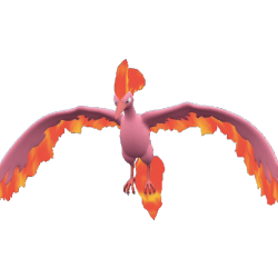 Pokemon Name Resource — Sunburn - shiny Moltres The shiny version