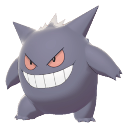 Serebii.net on X: Serebii Picture: Official artwork for the Shiny Mega  Gengar   / X