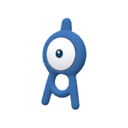 Gen 2 Shiny Unown V (Silver Virtual Console)