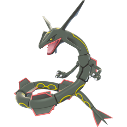 Pokemon Rayquaza shiny forme