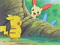 Episode 328: Plusle & Minun! Road Assistance!