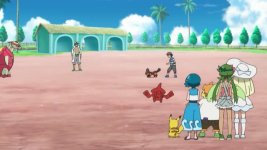 Episode 1008 Ilima And Eevee Have Ilimade Their Entrance Pictures