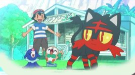 Ash Alola team by Rohanite  Pokémon star, Ash pokemon, Anime background