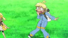 frightened clemont