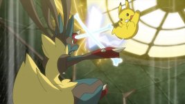 pikachu iron tail mega lucario bone rush