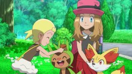 serena and bonnie brush fennekin chespin