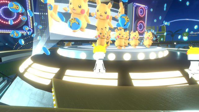Pikachu Virtual Dance Show & Fireworks