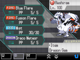 Special Event Reshiram and Zekrom for US, Europe, and Australia