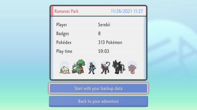 How to save and load game data in Pokémon Brilliant Diamond and Shining  Pearl