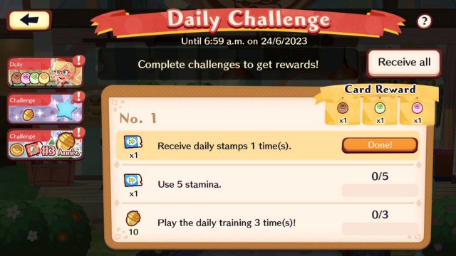 Challenge Card