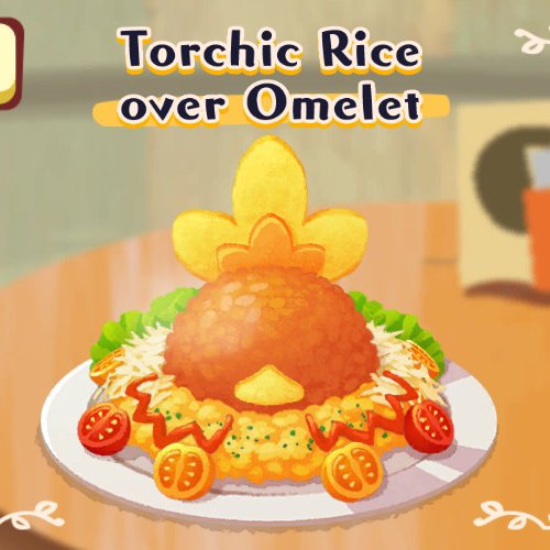 Torchic Rice over Omelet