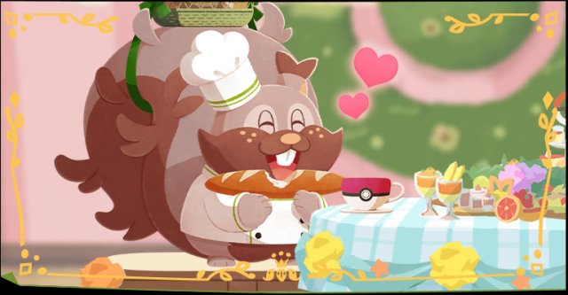 Pokémon Café ReMix - Our Baker Greedent