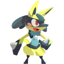 Shiny lucario.