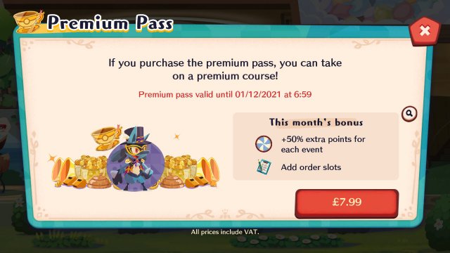 Monthly Goals Premium Pass