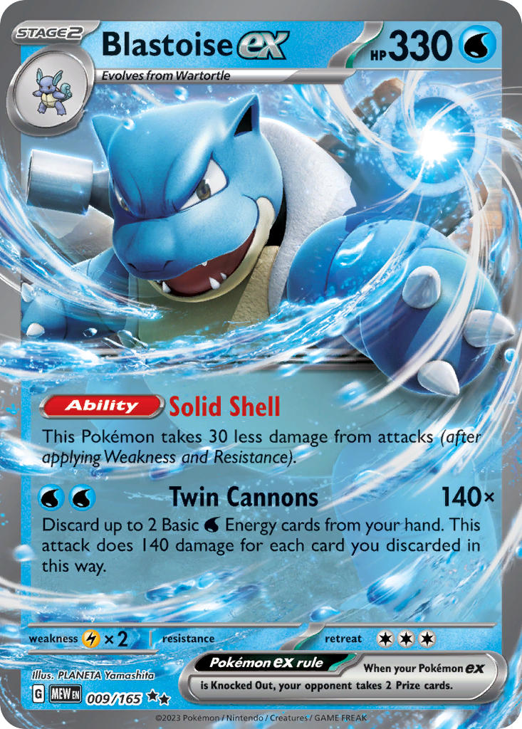 Serebii Pok mon Card Database 151 9 Blastoise Ex