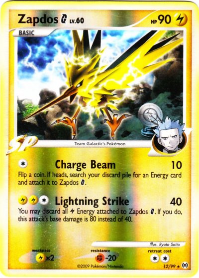 Zapdos, Pokémon TCG: Pokémon GO, TCG Card Database