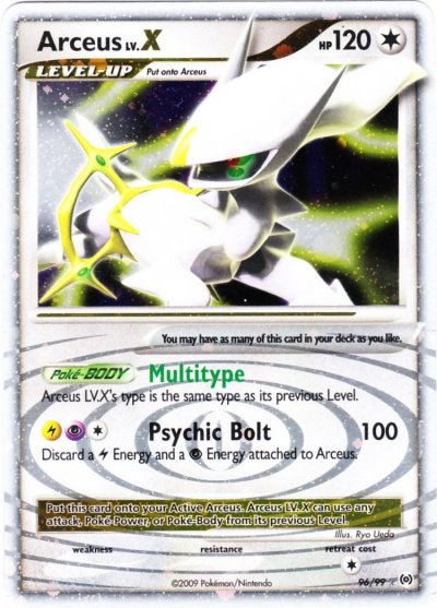 Arceus LV. X - Platinum - Arceus #94 Pokemon Card