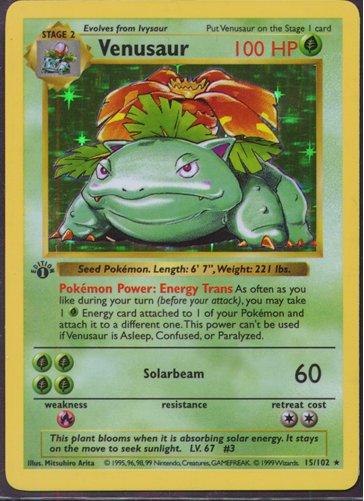 Pokémon Card Database - Base - #44 Bulbasaur