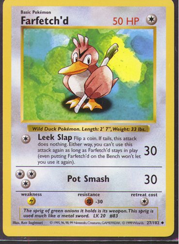 Farfetch'd de galar 94/ Carta pokemon tcg