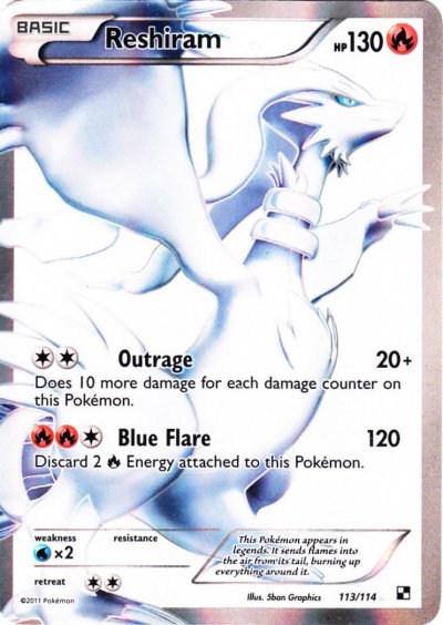 Reshiram - Black & White 9: Plasma Freeze - Pokemon