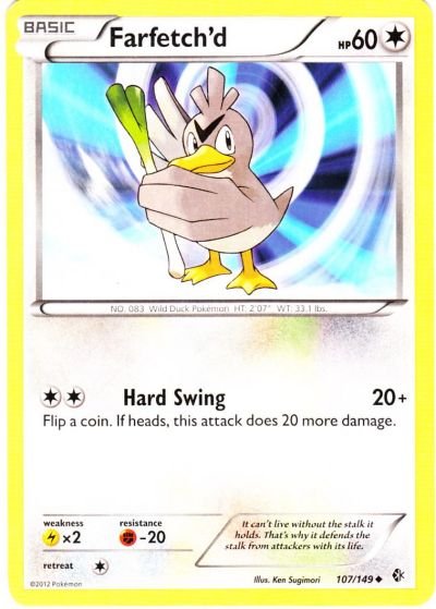 Pokémon Card Database - Evolutions - #68 Farfetch'd