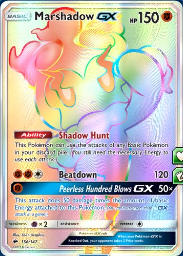 Marshadow-GX, Pokémon