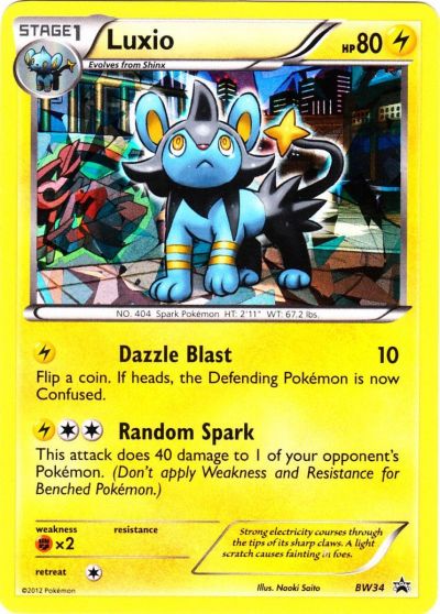 Serebii.net Pokémon Card Database - BW Promos - #34 Luxio