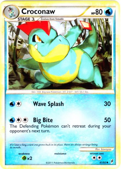 Croconaw δ, EX Dragon Frontiers, TCG Card Database