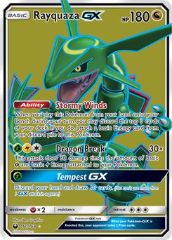 Rayquaza GX - Sun & Moon: Celestial Storm - Pokemon