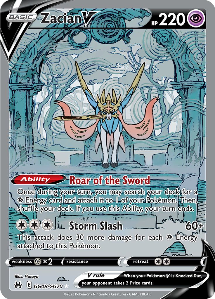 Serebii Pok mon Card Database Crown Zenith 48 Zacian