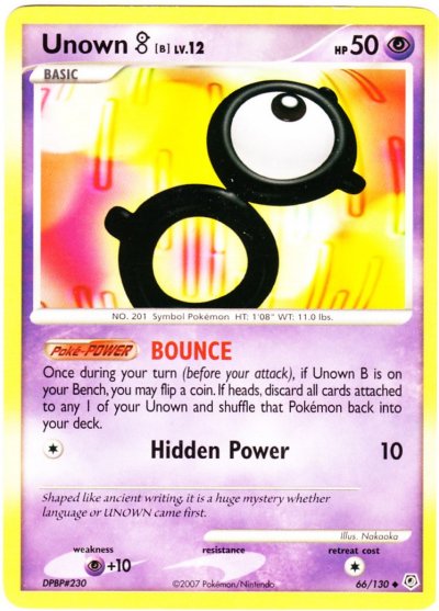 Unown D, EX Unseen Forces, TCG Card Database