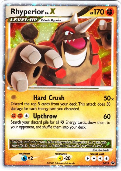 Pokémon Card Database - DP Promo - #29 Rhyperior Lv. X