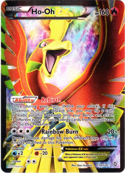 Ho-Oh EX - Dragons Exalted - Pokemon