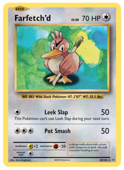 Farfetch'd - Evolutions #68 Pokemon Card