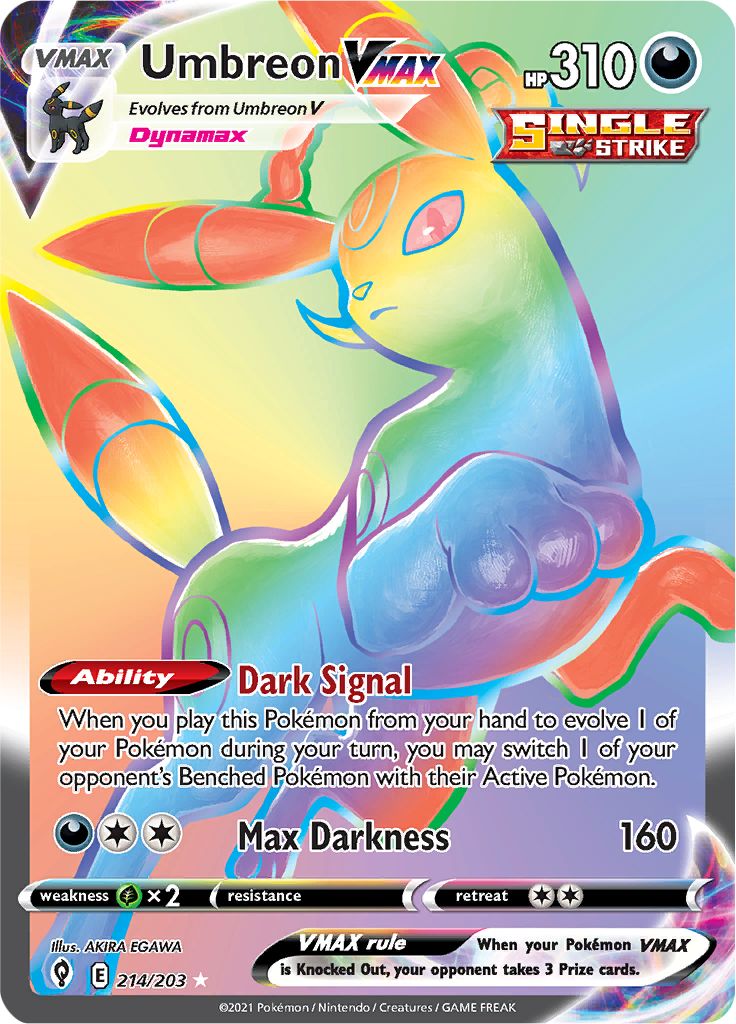 Pokémon Card Database - Evolving Skies - #41 Glaceon VMAX