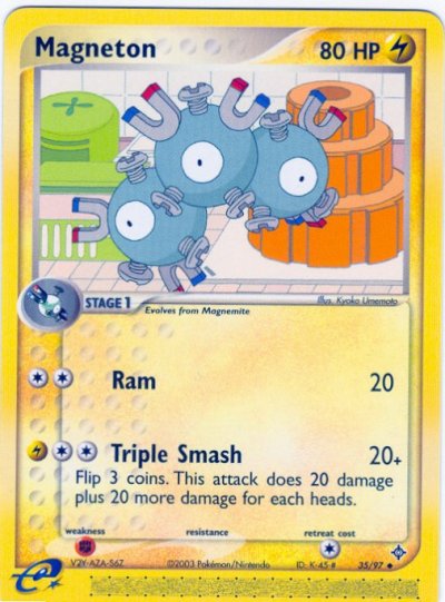 Serebii Pok mon Card Database EX Dragon 35 Magneton
