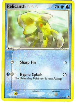 Serebii.net Pokémon Card Database - EX Emerald - #18 Relicanth