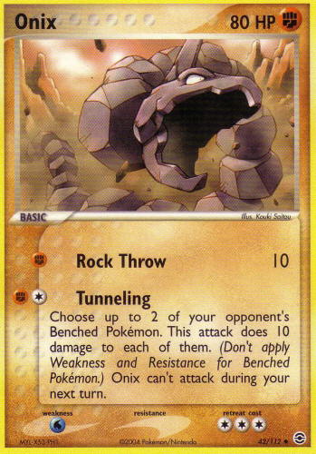 Onix - Diamond & Pearl #92 Pokemon Card