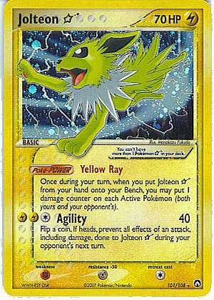 Flareon Gold Star #100 PSA 8 [Ex Power Keepers]