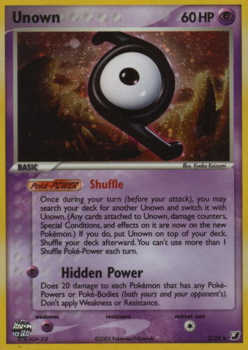 Unown, HeartGold & SoulSilver, TCG Card Database