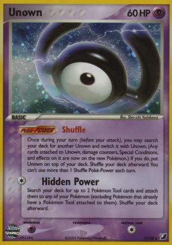 Pokémon Card Database - Neo Destiny - #60 Unown [Z]