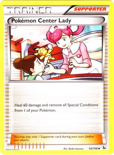 This Lady Weirds Me Out - Pokemon Center Lady 105/106 Flashfire
