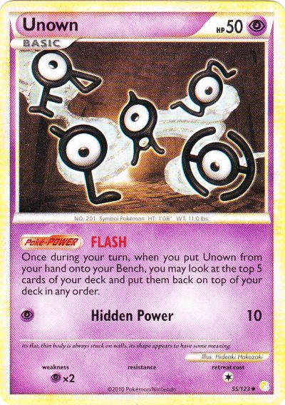 Unown (54/123) [HeartGold & SoulSilver: Base Set]